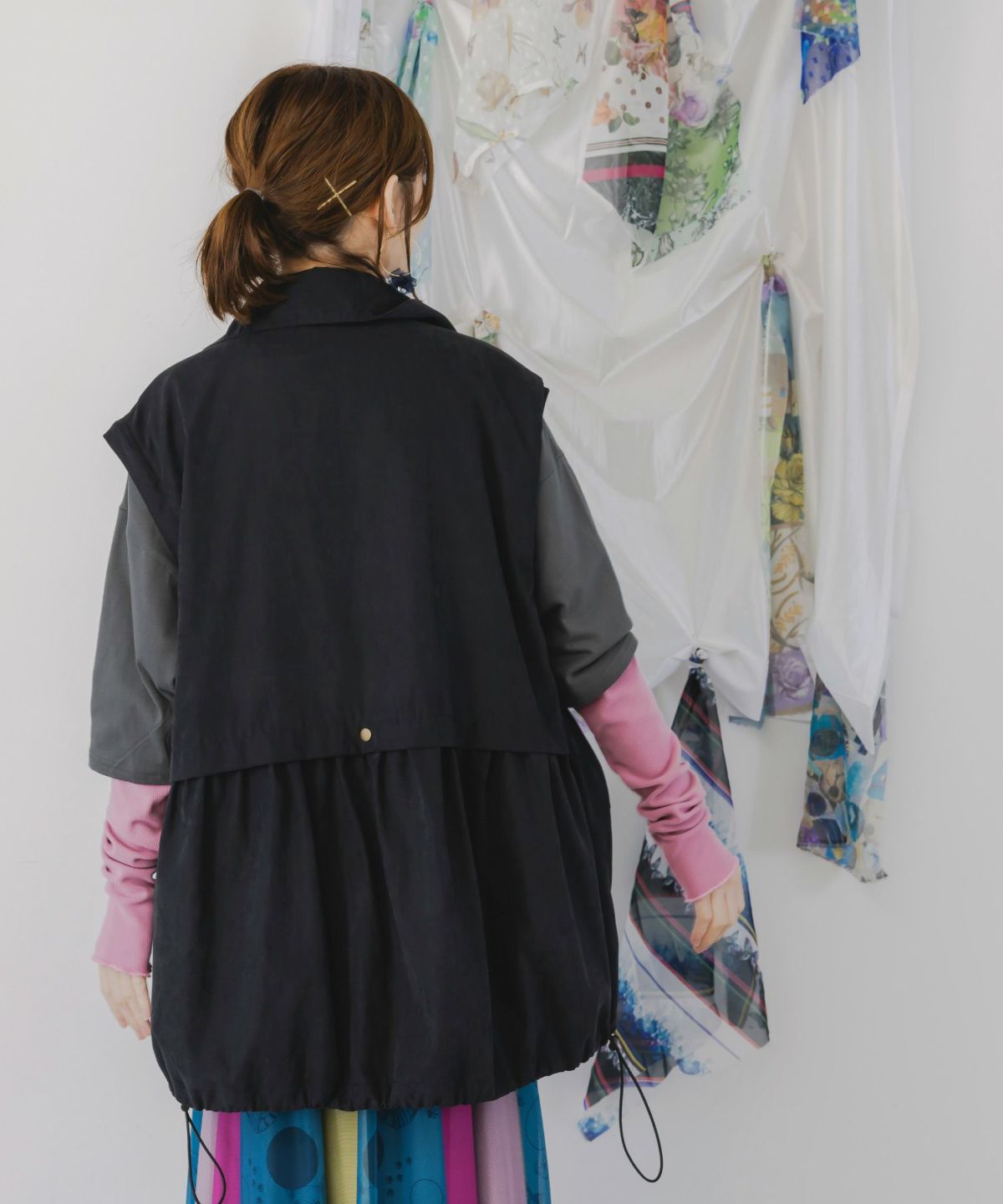 メルヘンキノコ刺繍 2WAYブルゾン-13