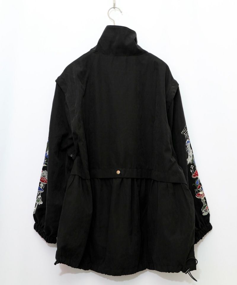 メルヘンキノコ刺繍 2WAYブルゾン-16