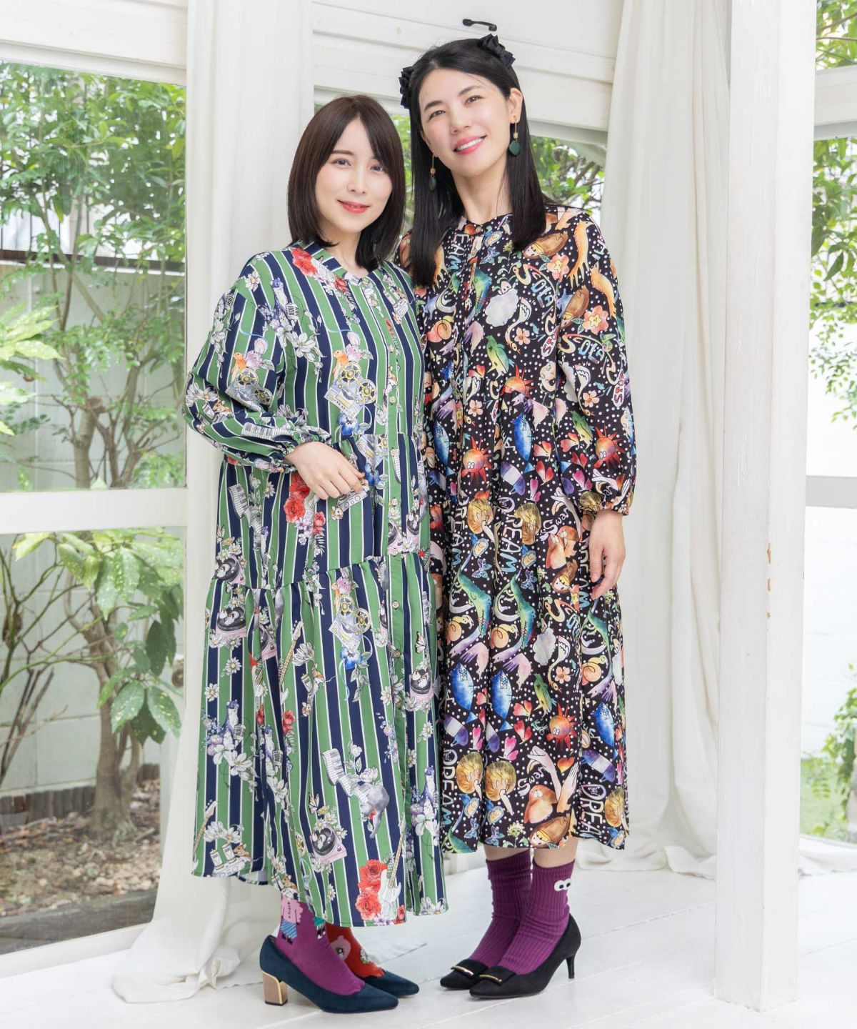 音楽orPOP柄ワンピース-1