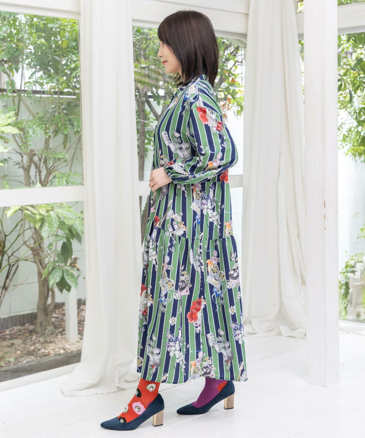 音楽orPOP柄ワンピース-4