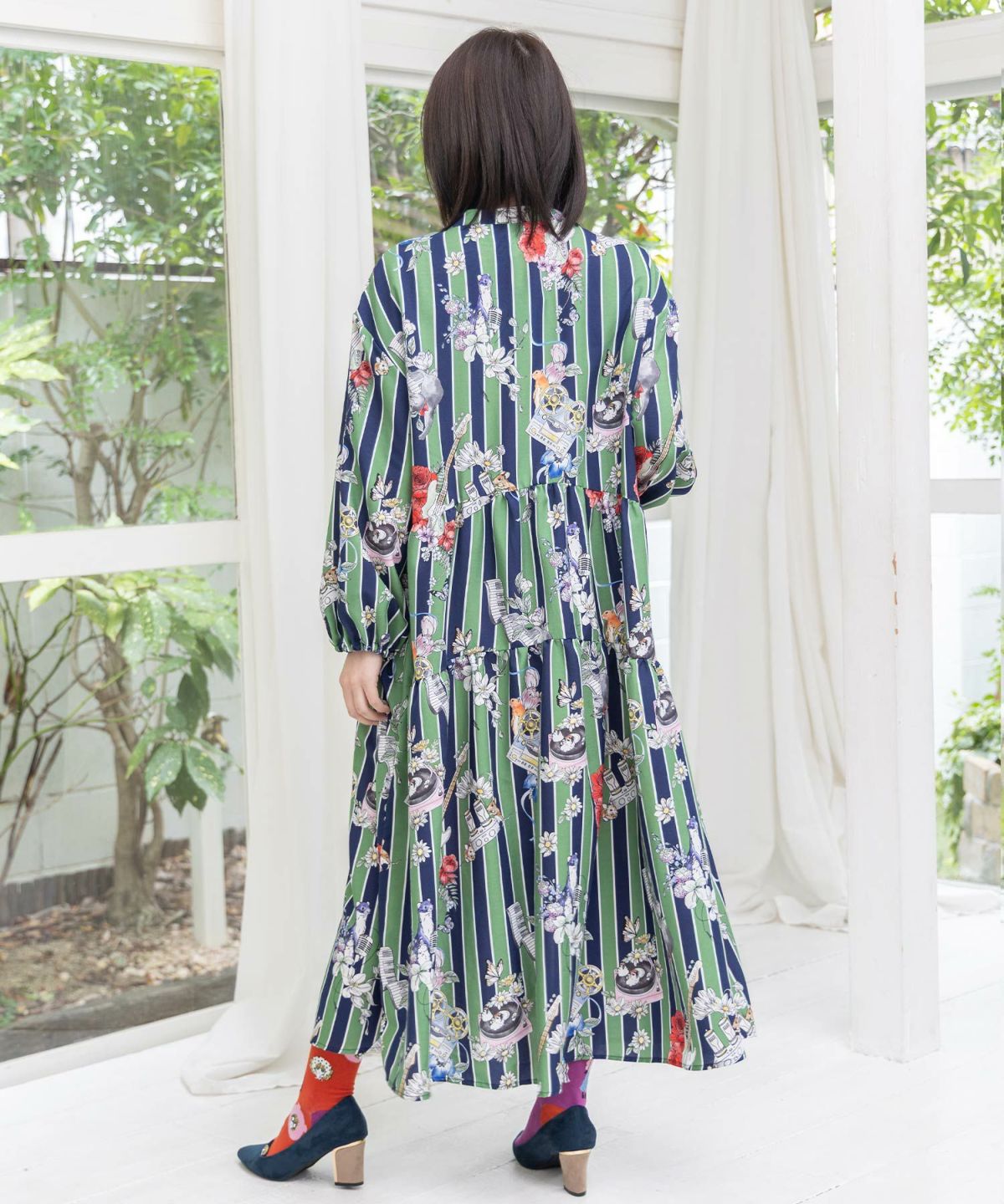 音楽orPOP柄ワンピース-5