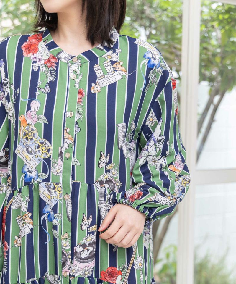 音楽orPOP柄ワンピース-6