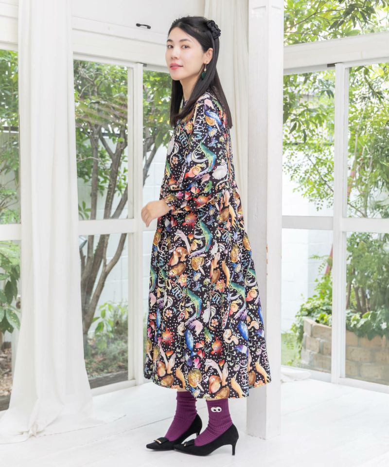 音楽orPOP柄ワンピース-10