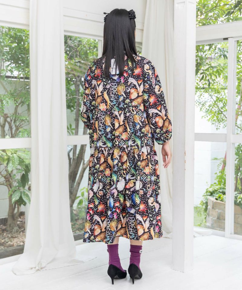 音楽orPOP柄ワンピース-11