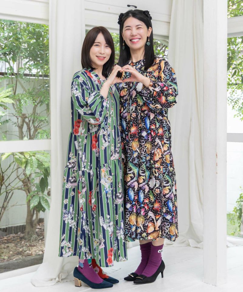 音楽orPOP柄ワンピース-14