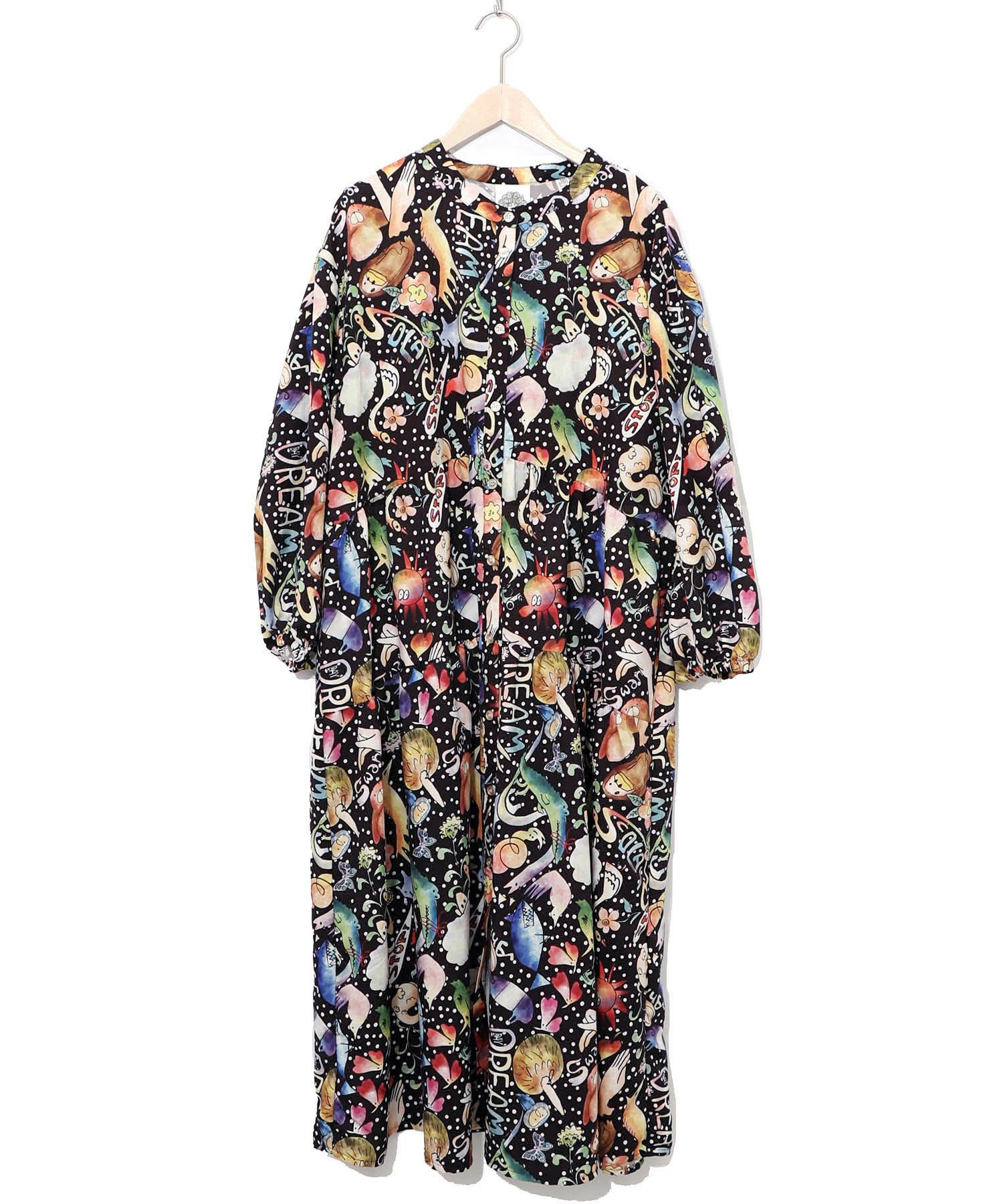 音楽orPOP柄ワンピース-15