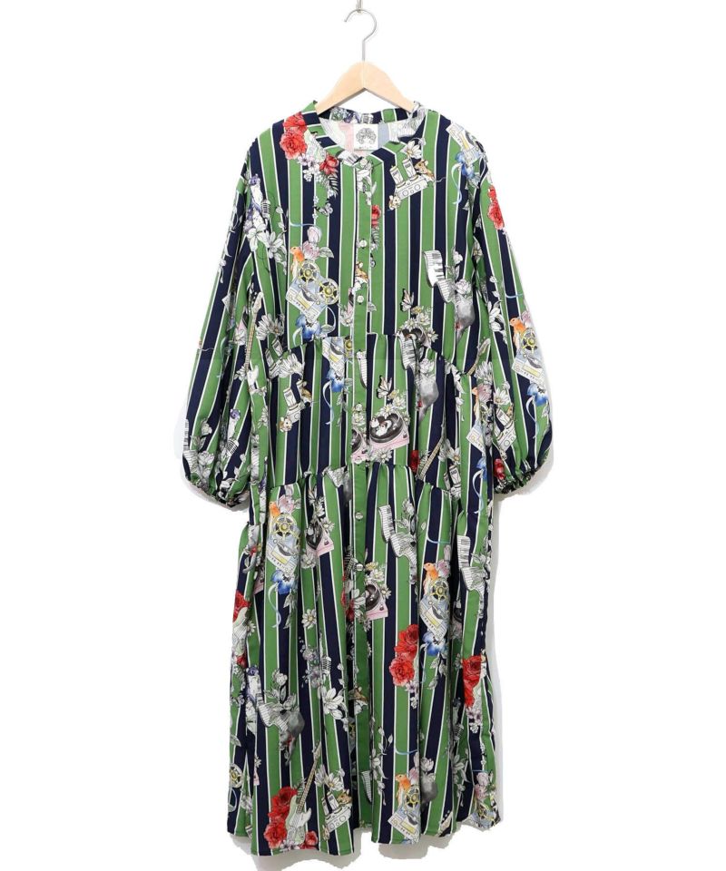 音楽orPOP柄ワンピース-17