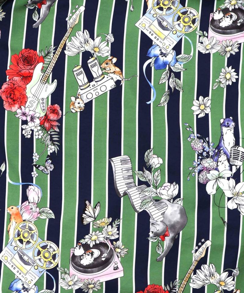 音楽orPOP柄ワンピース-18