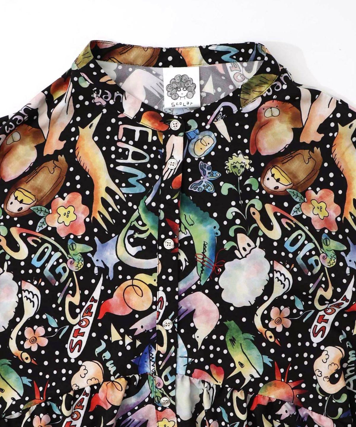 音楽orPOP柄ワンピース-19