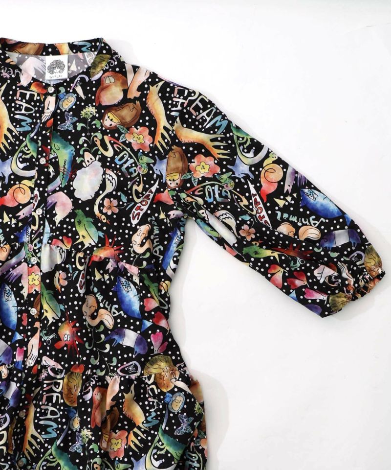 音楽orPOP柄ワンピース-20