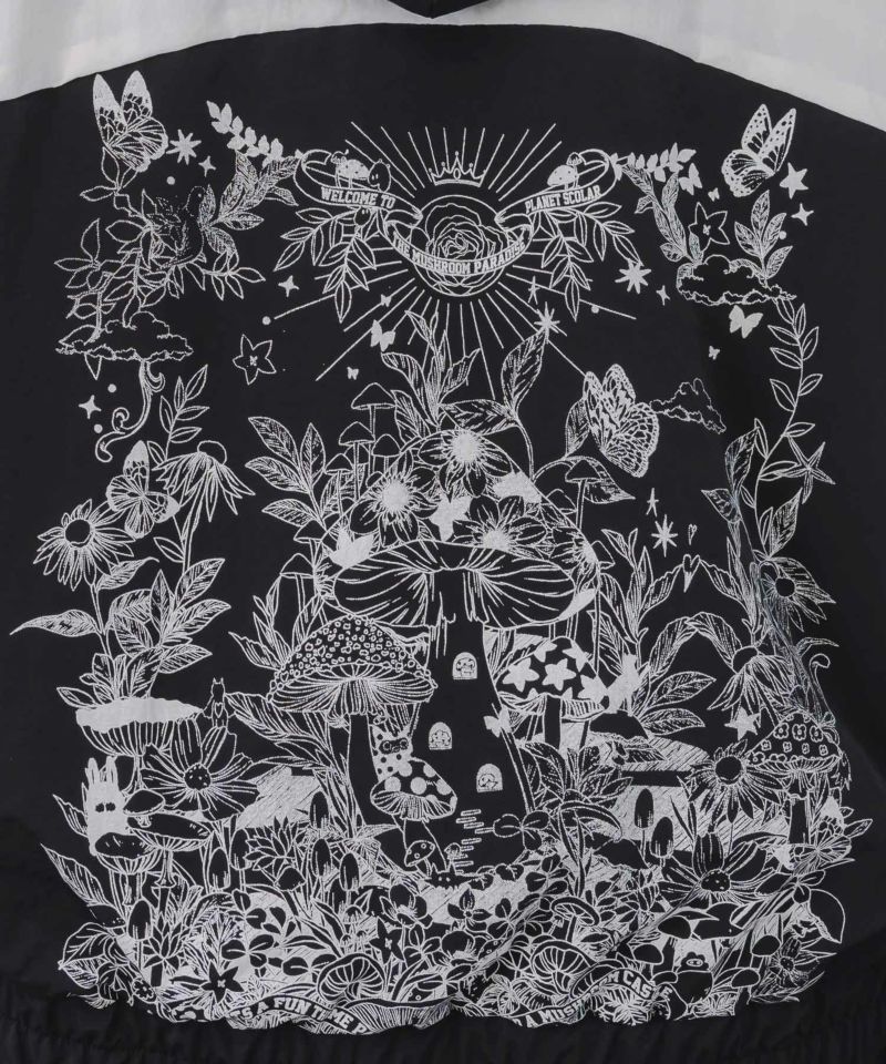 キノコ×レオパード柄リバーシブルブルゾン-6