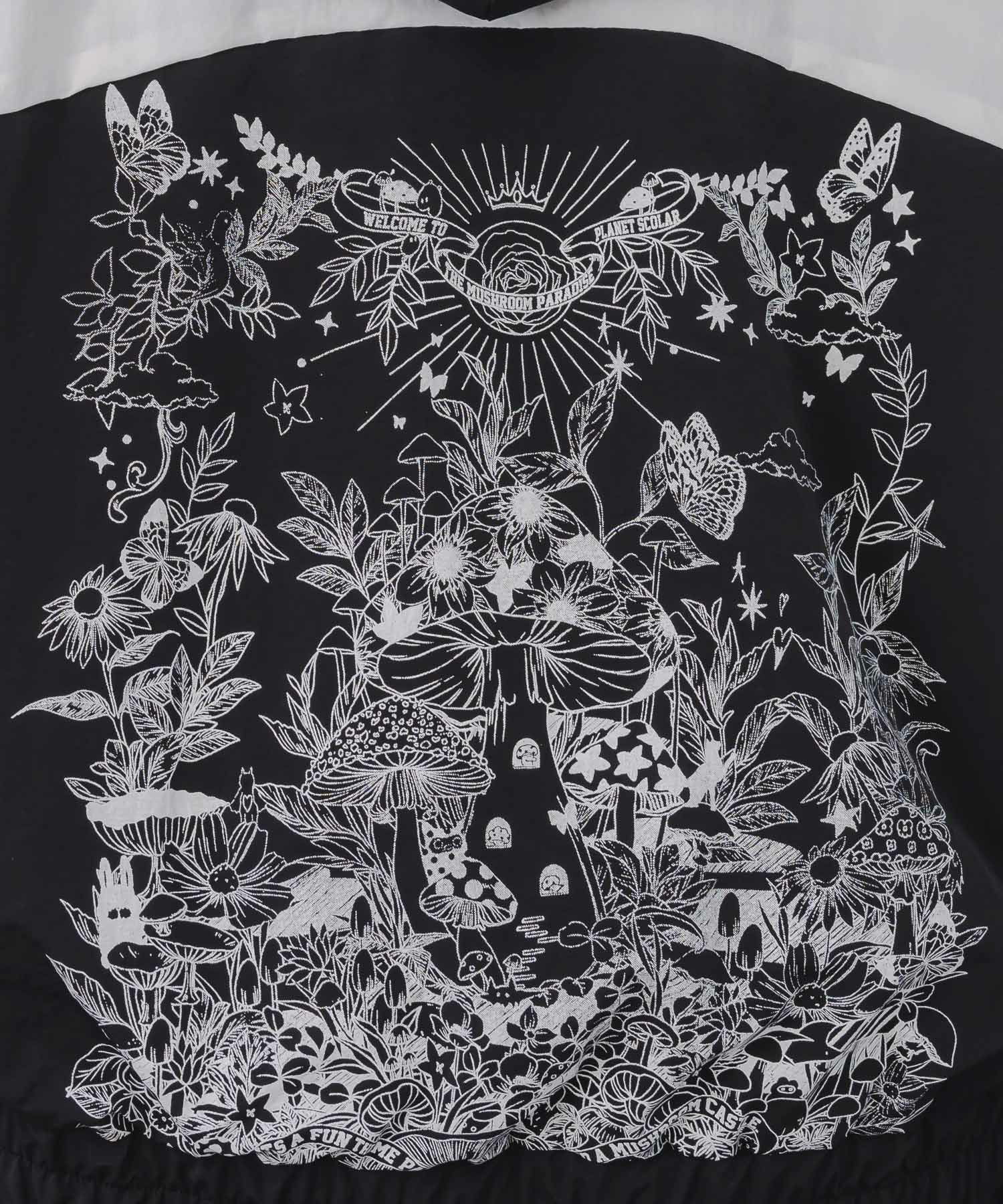 キノコ×レオパード柄リバーシブルブルゾン-6