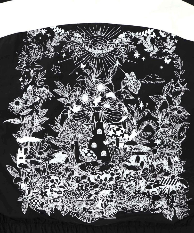 キノコ×レオパード柄リバーシブルブルゾン-15