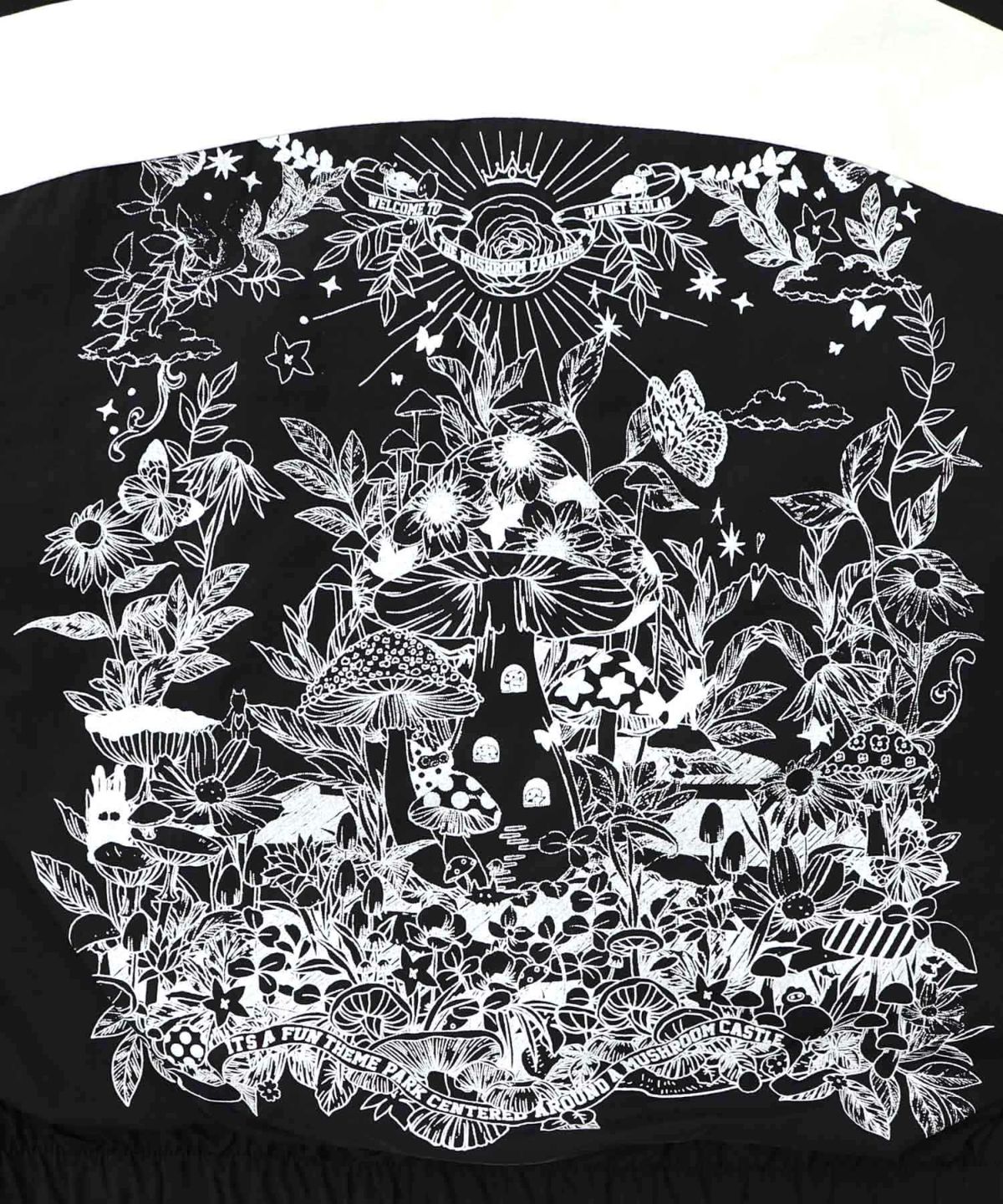 キノコ×レオパード柄リバーシブルブルゾン-15