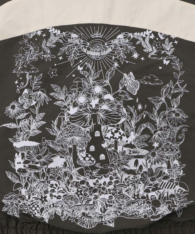 キノコ×レオパード柄リバーシブルブルゾン-19