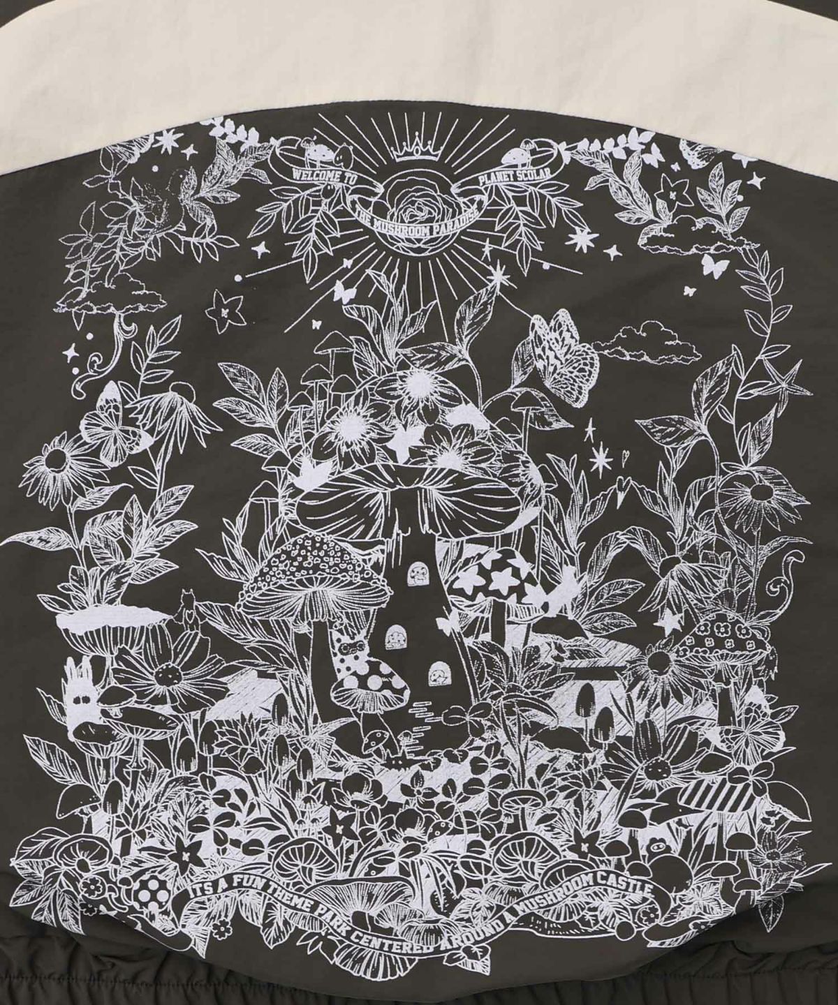 キノコ×レオパード柄リバーシブルブルゾン-19