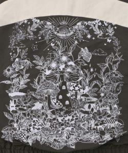 キノコ×レオパード柄リバーシブルブルゾン-19