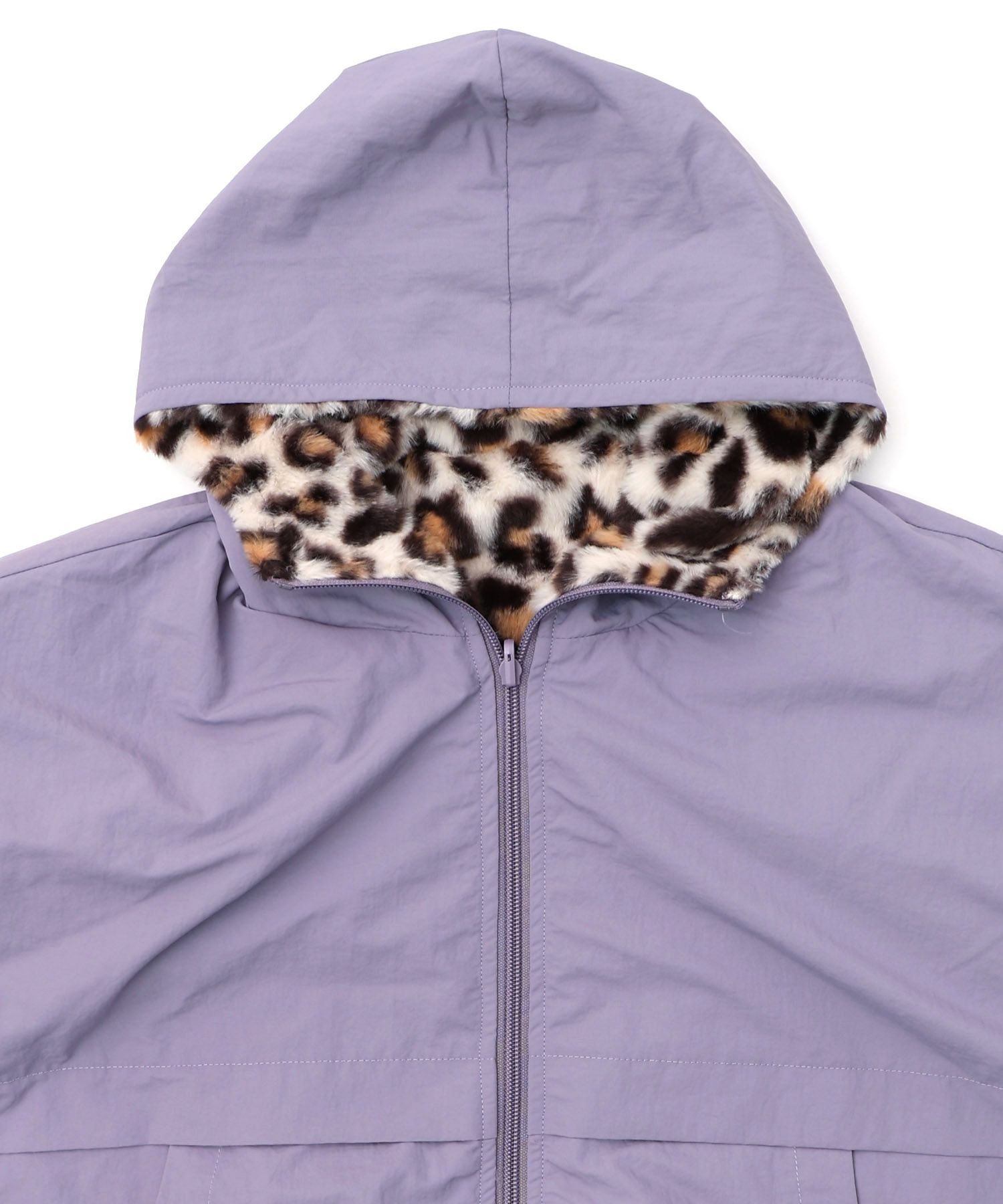 キノコ×レオパード柄リバーシブルブルゾン-24