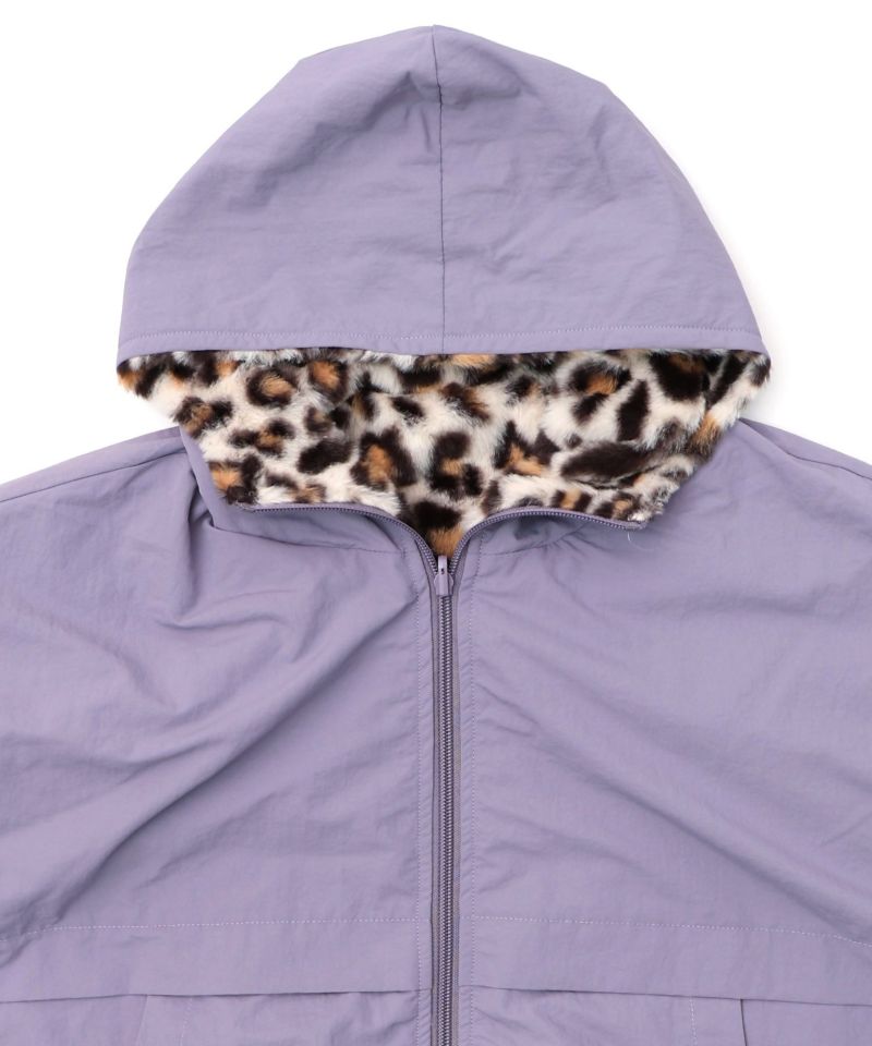 キノコ×レオパード柄リバーシブルブルゾン-24