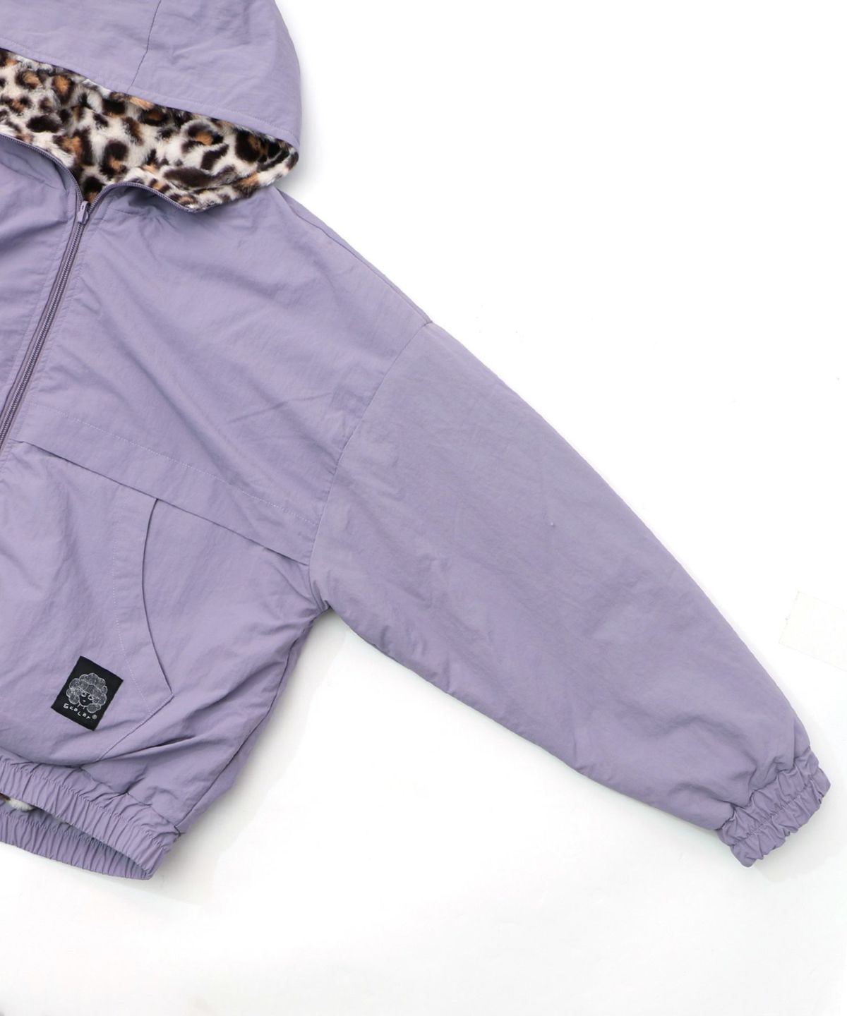 キノコ×レオパード柄リバーシブルブルゾン-25