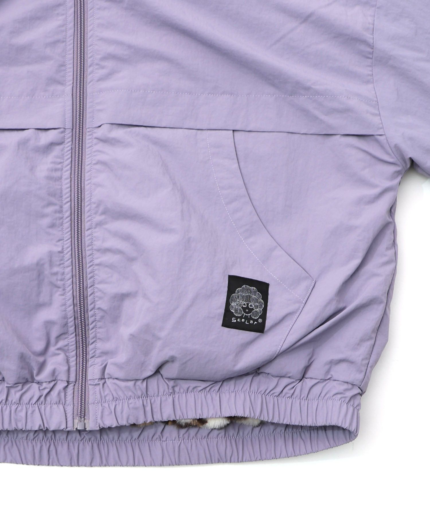 キノコ×レオパード柄リバーシブルブルゾン-27