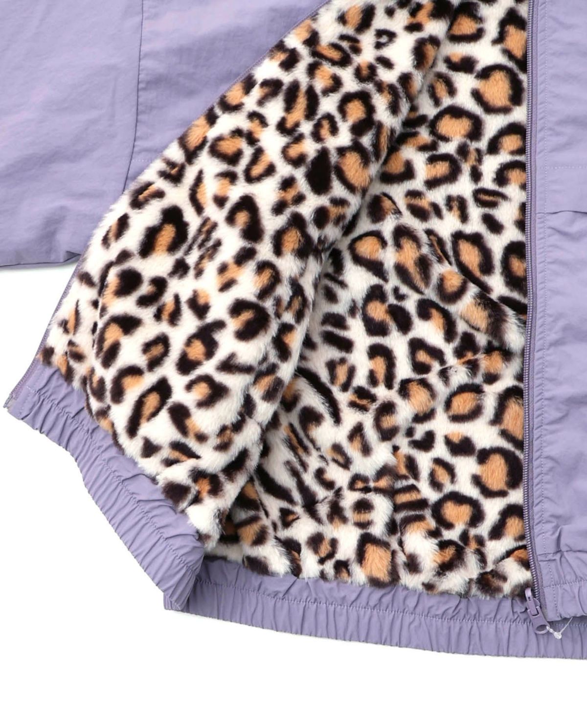 キノコ×レオパード柄リバーシブルブルゾン-28