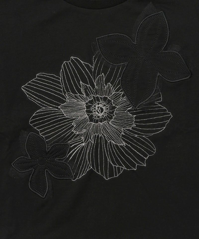 花刺繍アップリケプルオーバー-10