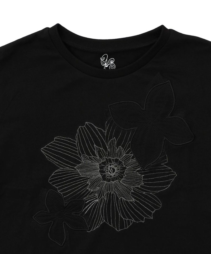 花刺繍アップリケプルオーバー-11