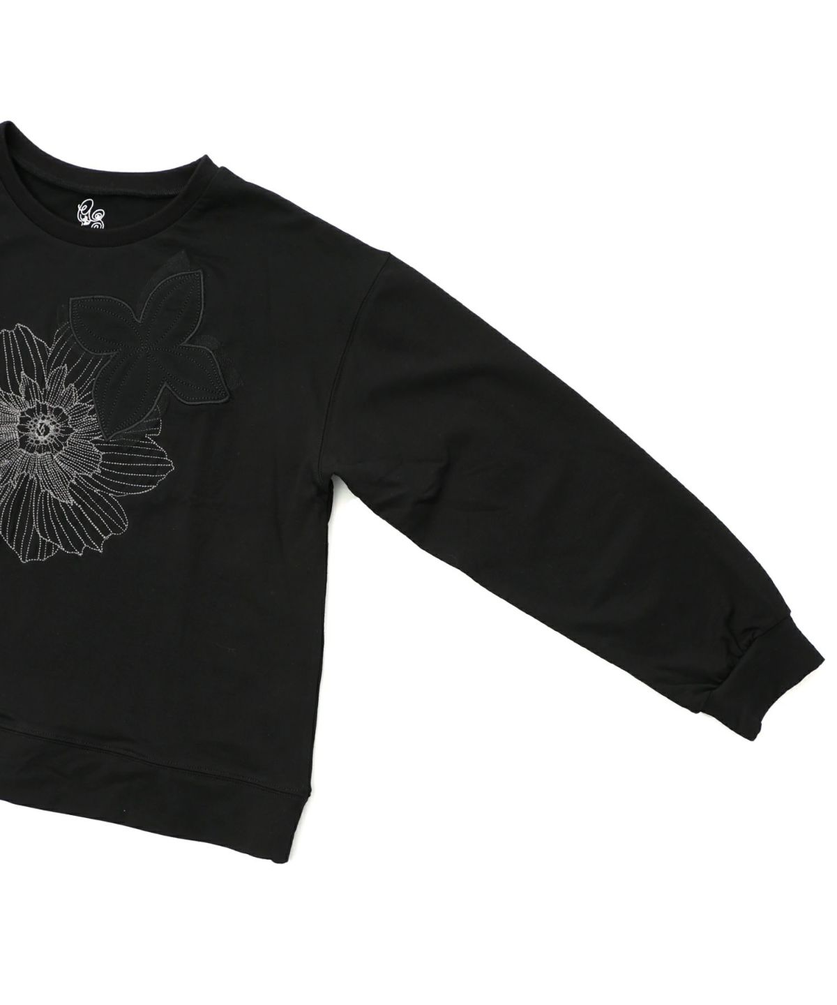 花刺繍アップリケプルオーバー-12