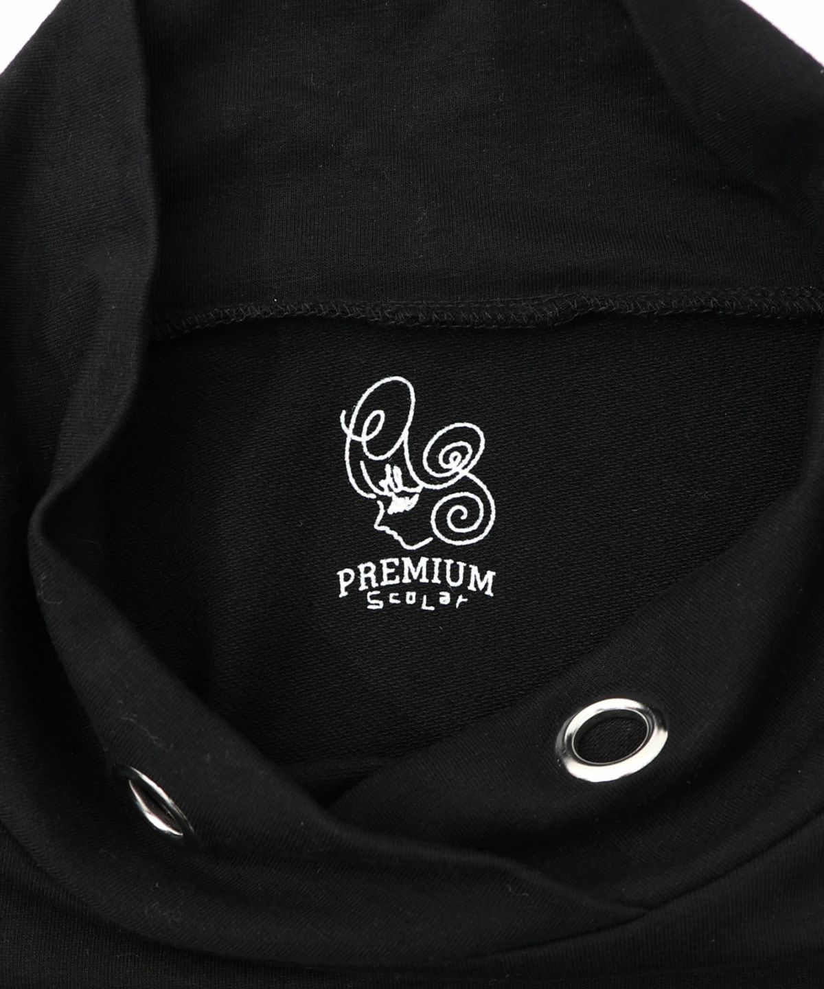 チュールフリル付きフード風プルオーバー-14