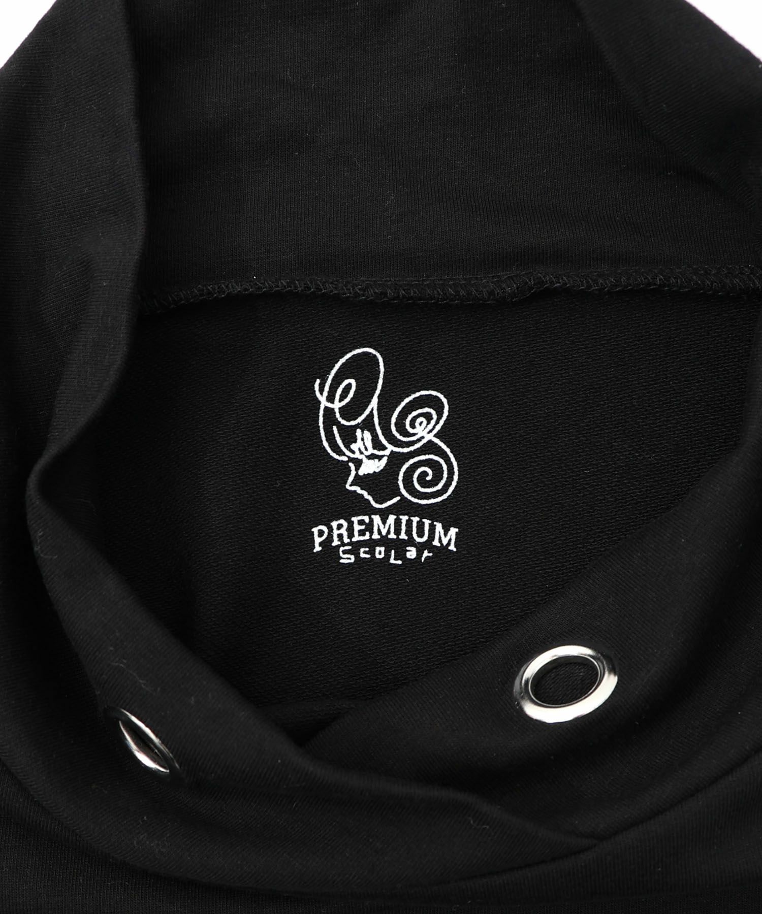 チュールフリル付きフード風プルオーバー-14