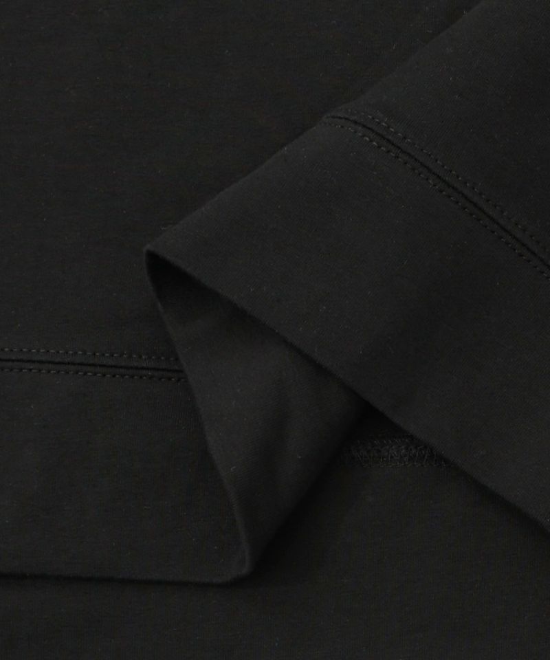 チュールフリル付きフード風プルオーバー-18