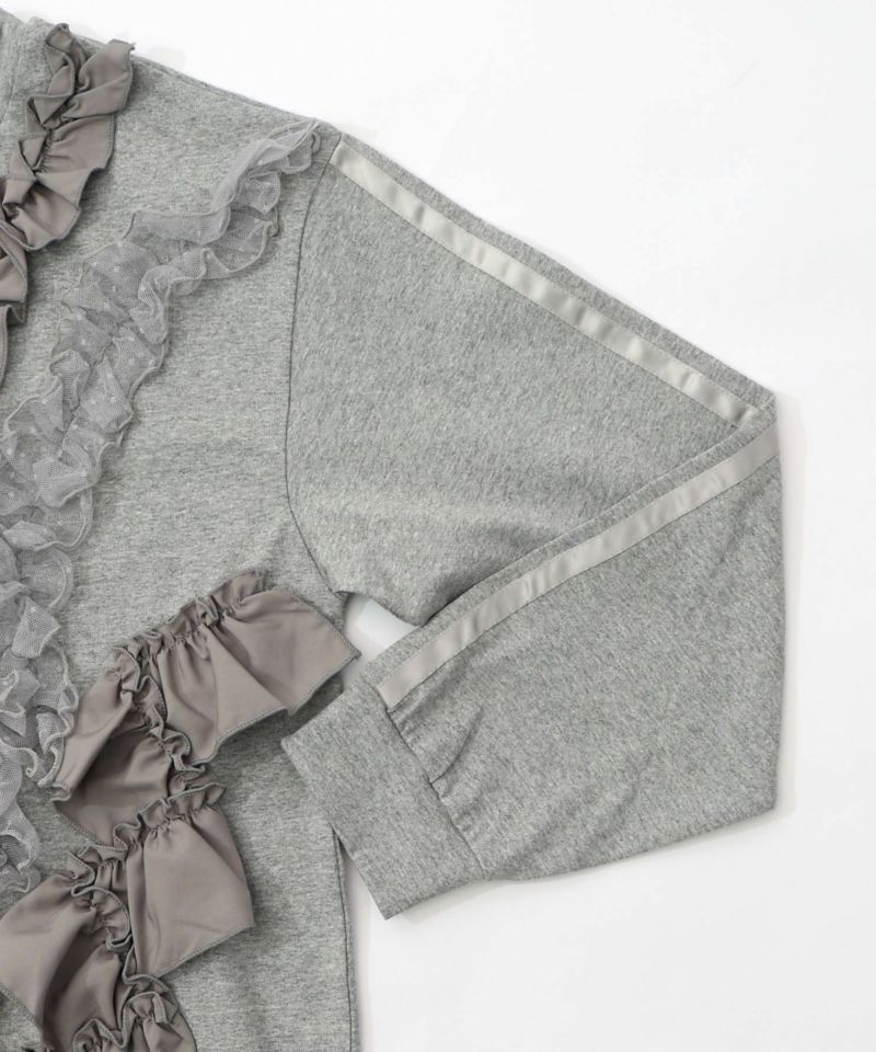 フリルとサテンテープ付きプルオーバー-16