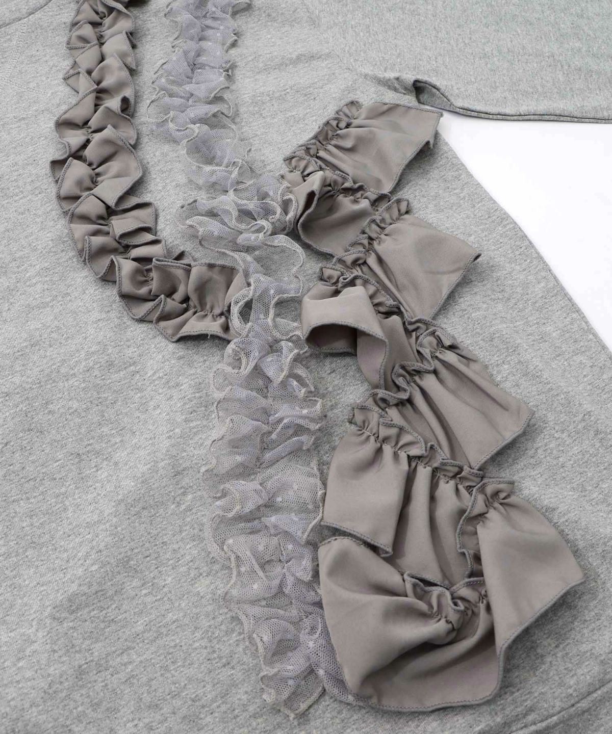 フリルとサテンテープ付きプルオーバー-18