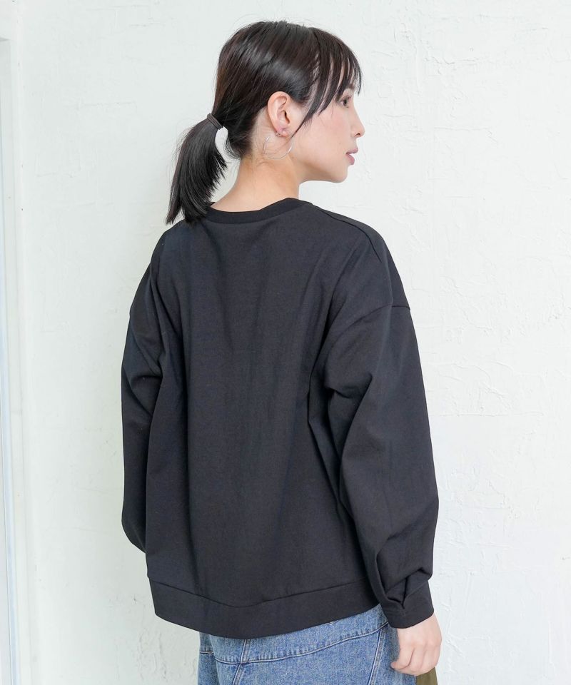 蝶々の綿レース付きプルオーバー-5