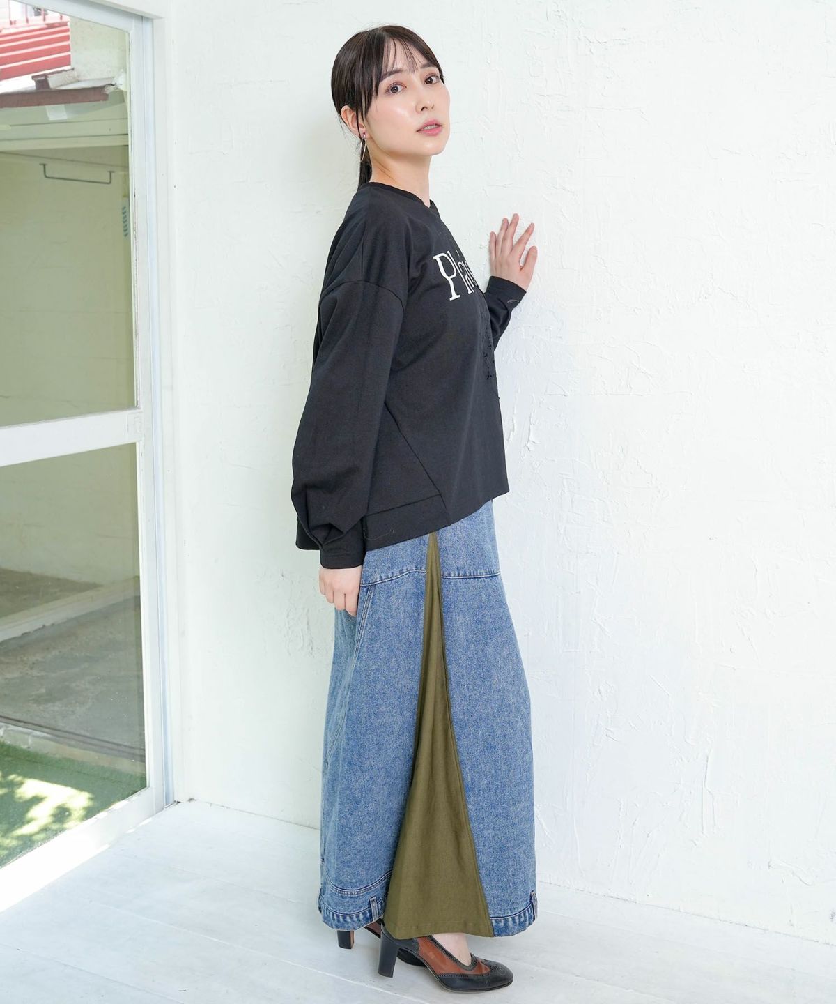 蝶々の綿レース付きプルオーバー-6