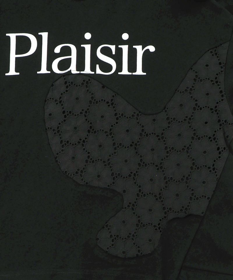 蝶々の綿レース付きプルオーバー-11