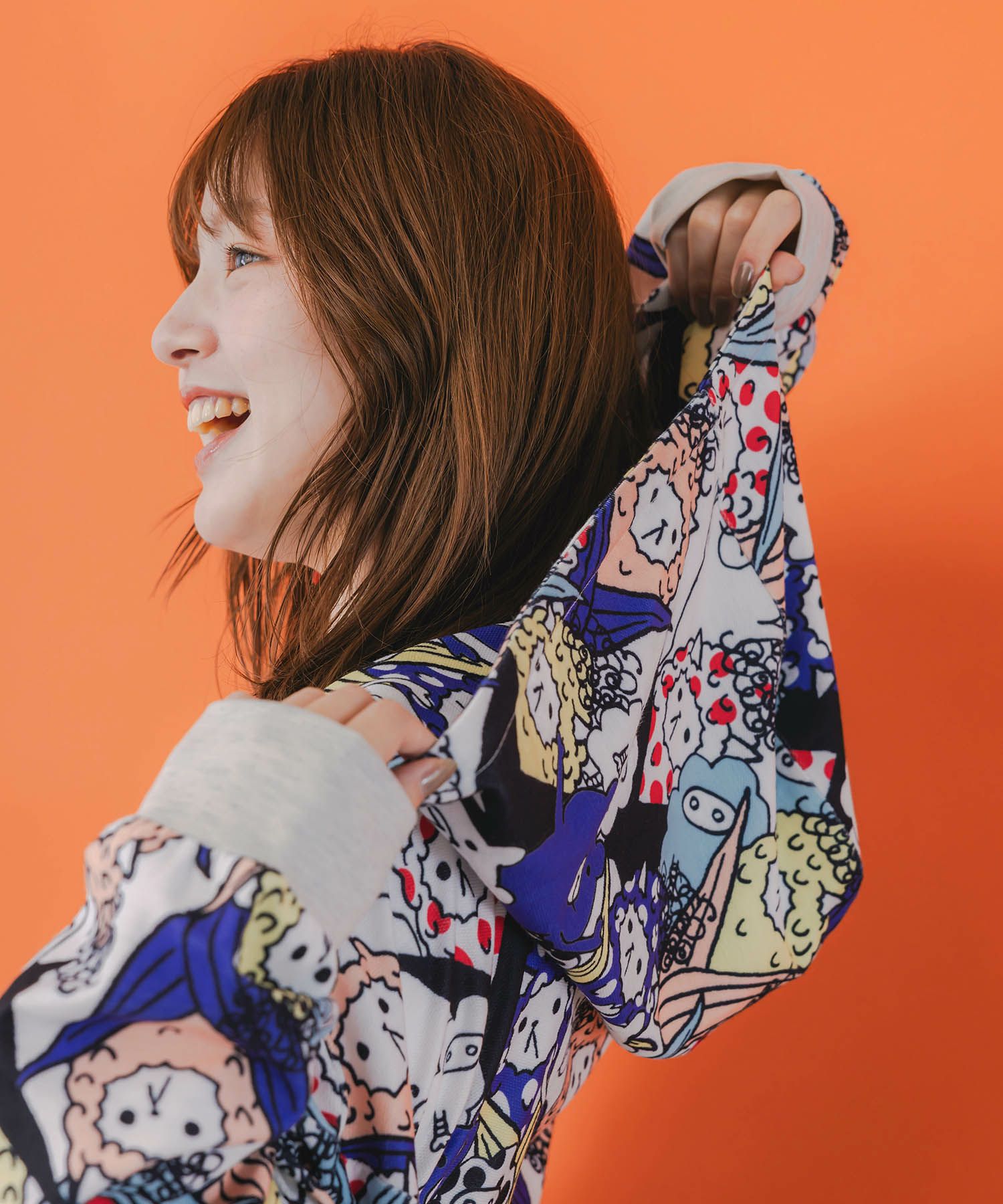 カラフルにゃんもろこし尽くしパーカー-6