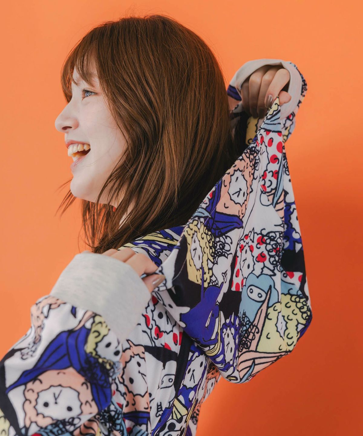 カラフルにゃんもろこし尽くしパーカー-6