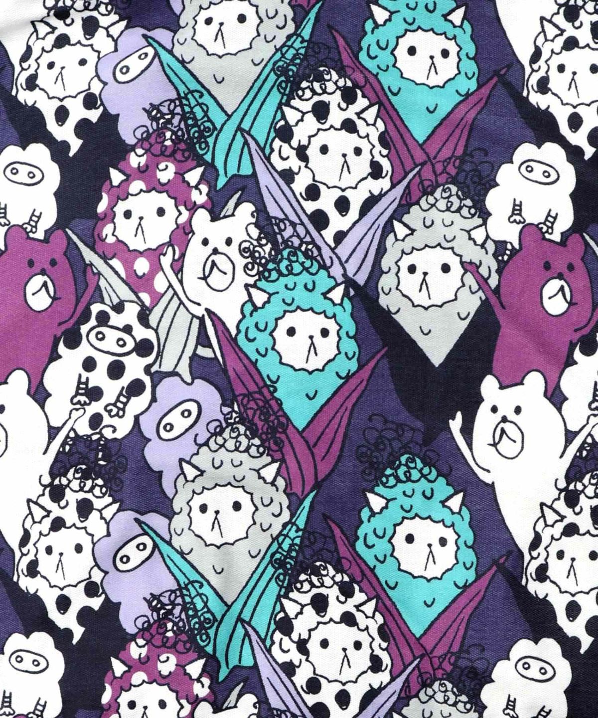 カラフルにゃんもろこし尽くしパーカー-14