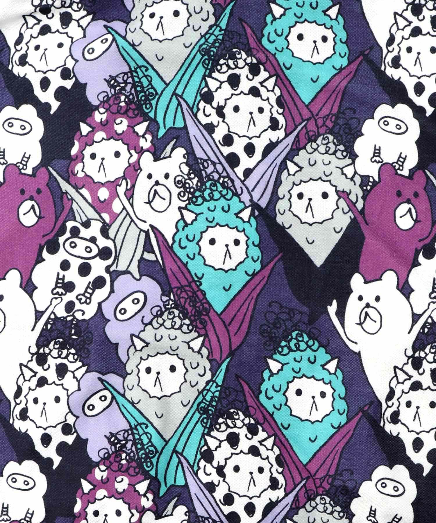 カラフルにゃんもろこし尽くしパーカー-14