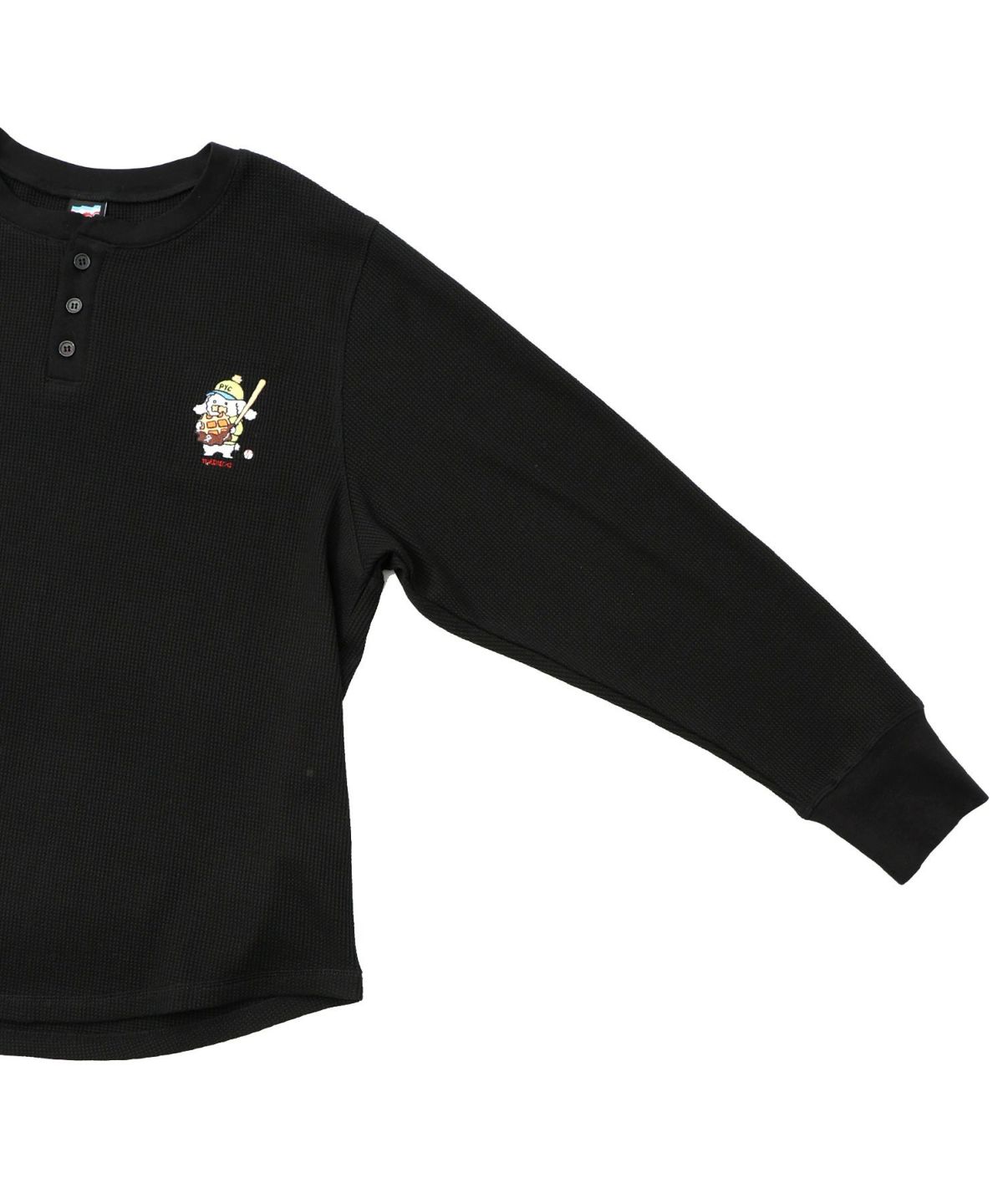 ワッフル頬張り中のシロプーのワッフルロンT-25