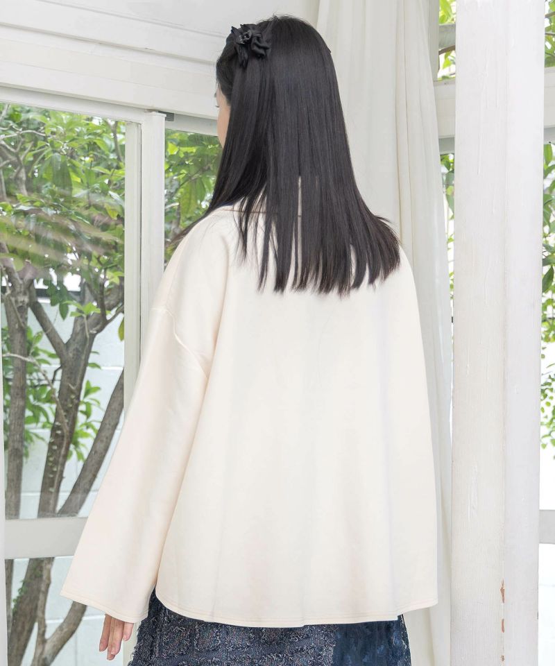 花束のダンボールニットプルオーバー-5