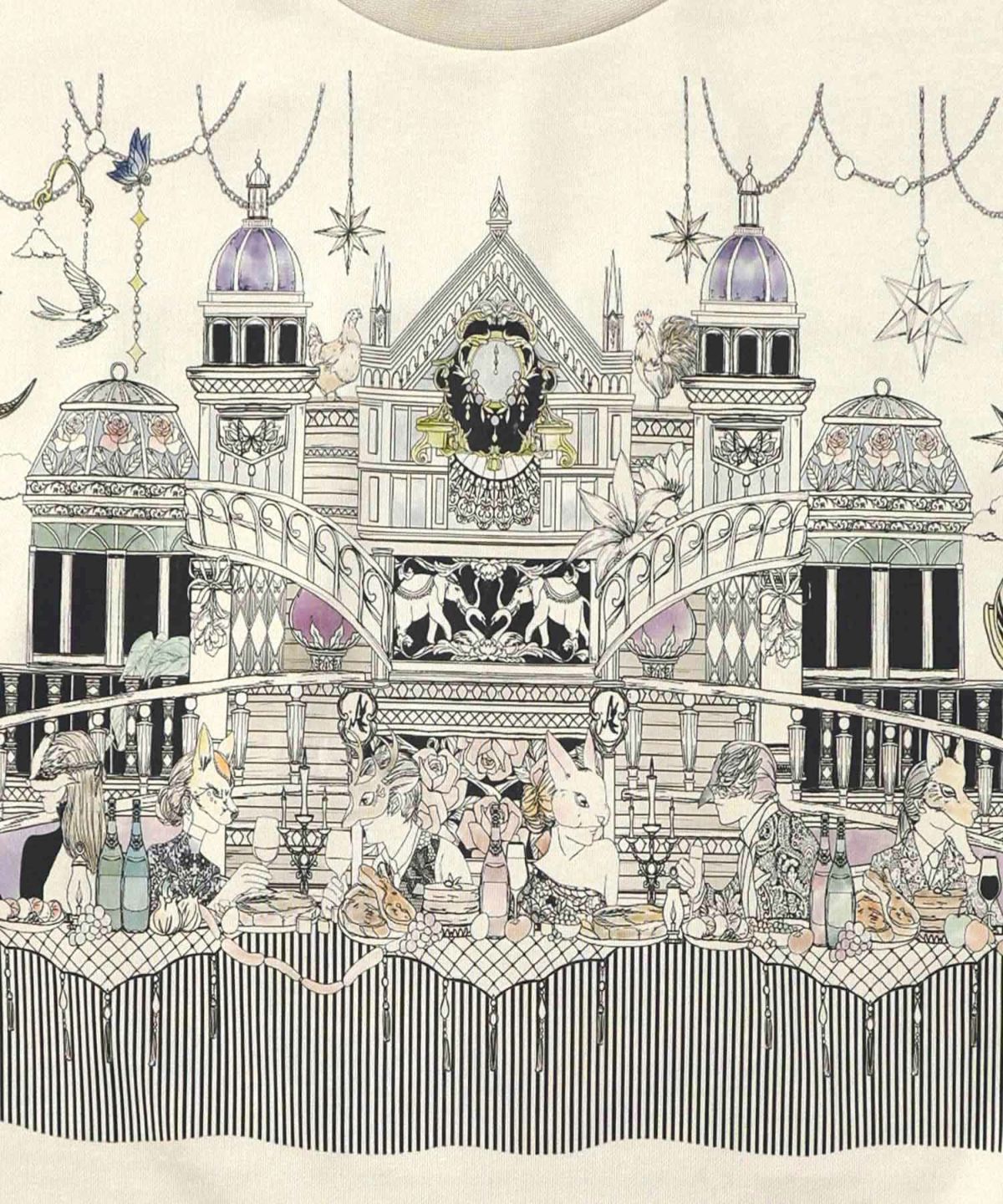 クラシカル動物配色プルオーバー-9