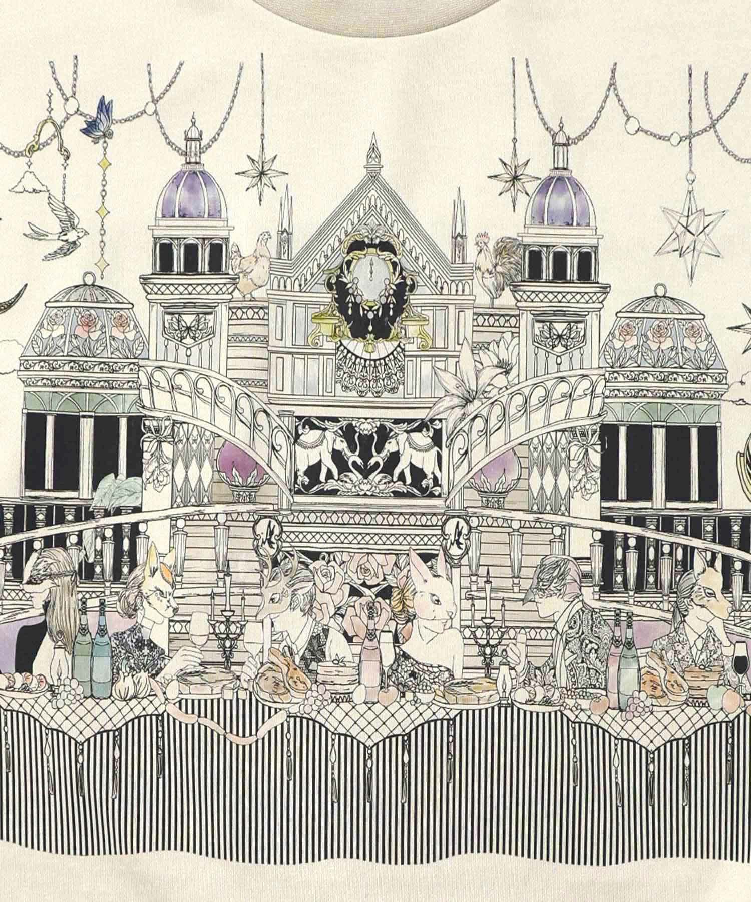 クラシカル動物配色プルオーバー-9