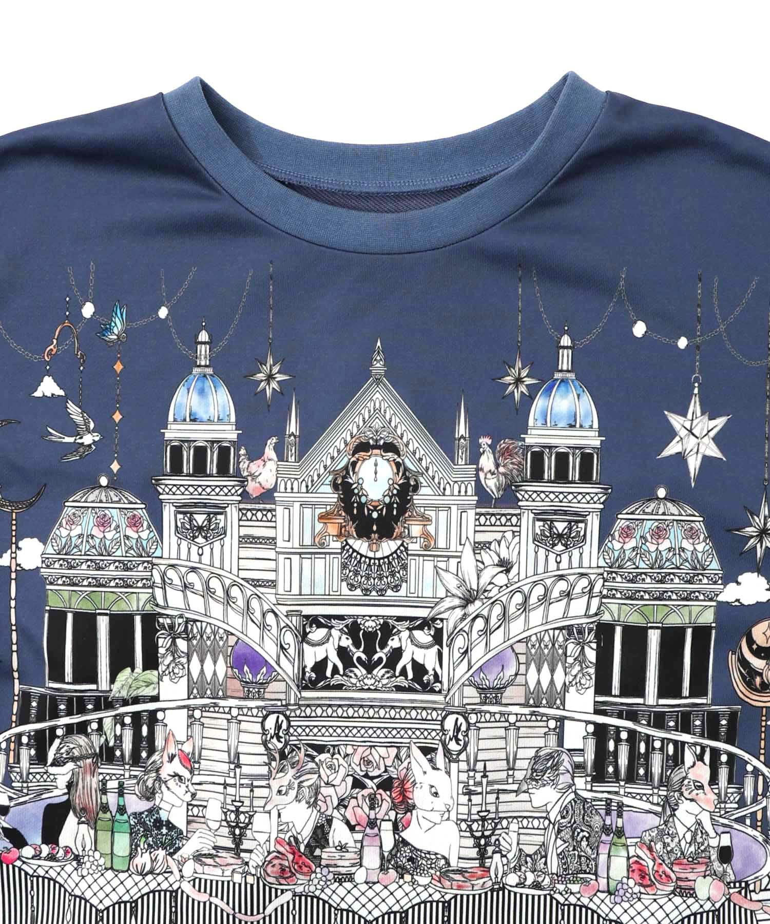 クラシカル動物配色プルオーバー-16