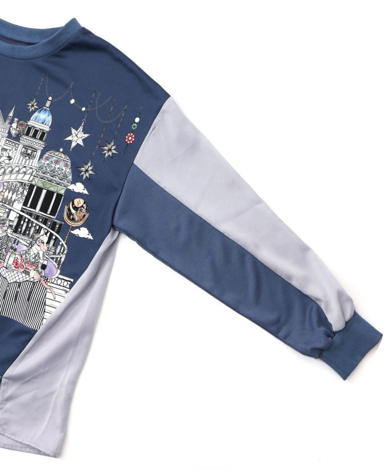 クラシカル動物配色プルオーバー-17