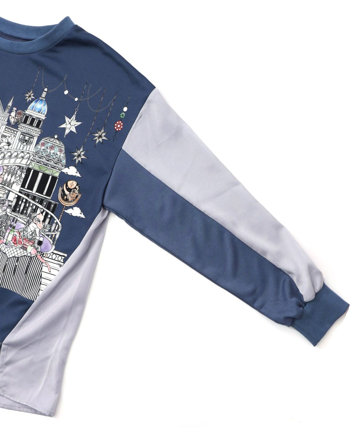 クラシカル動物配色プルオーバー-17