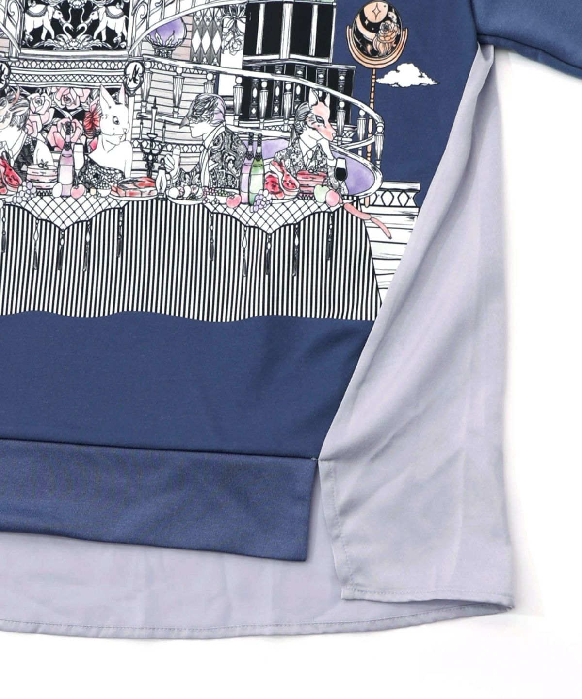 クラシカル動物配色プルオーバー-19