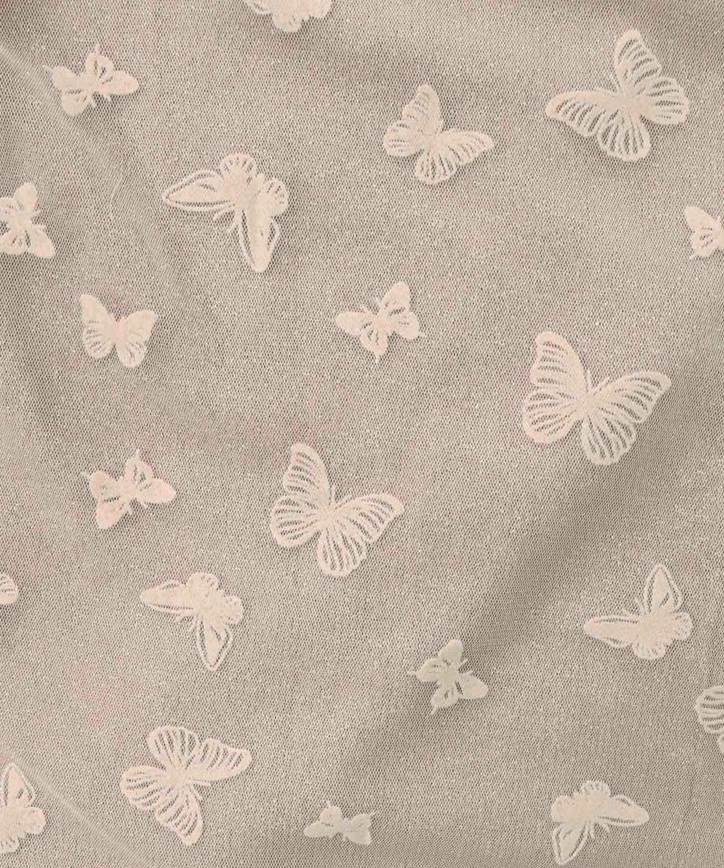 蝶々チュール×ラメ入りニットカーディガン-13